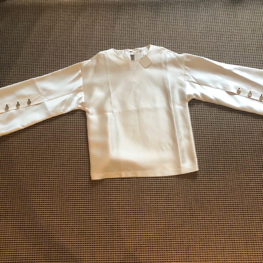 Frankies shop silk blouse